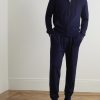 Tapered Wool and Cashmere-Blend Sweatpants - OU Tapered Wool and Cashmere-Blend Sweatpants - OU