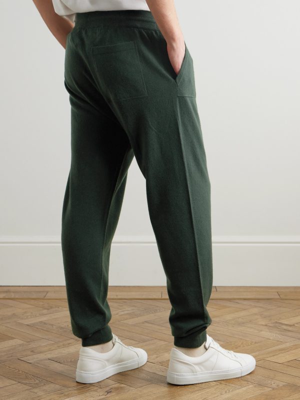 Tapered Wool and Cashmere-Blend Sweatpants - BK Tapered Wool and Cashmere-Blend Sweatpants - BK