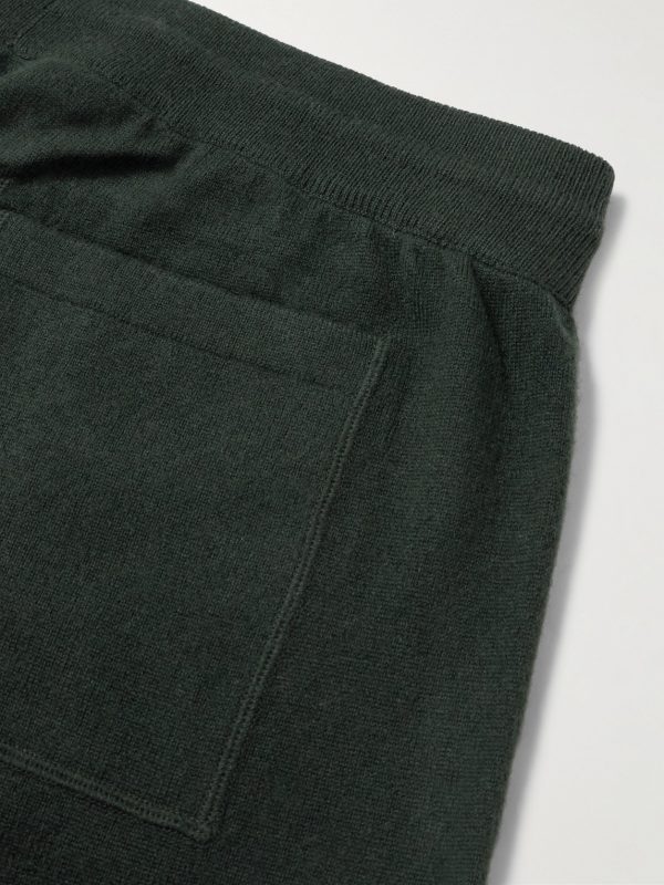 Tapered Wool and Cashmere-Blend Sweatpants - CU Tapered Wool and Cashmere-Blend Sweatpants - CU