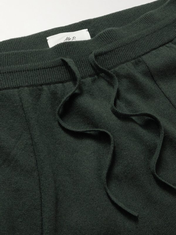Tapered Wool and Cashmere-Blend Sweatpants - E1 Tapered Wool and Cashmere-Blend Sweatpants - E1
