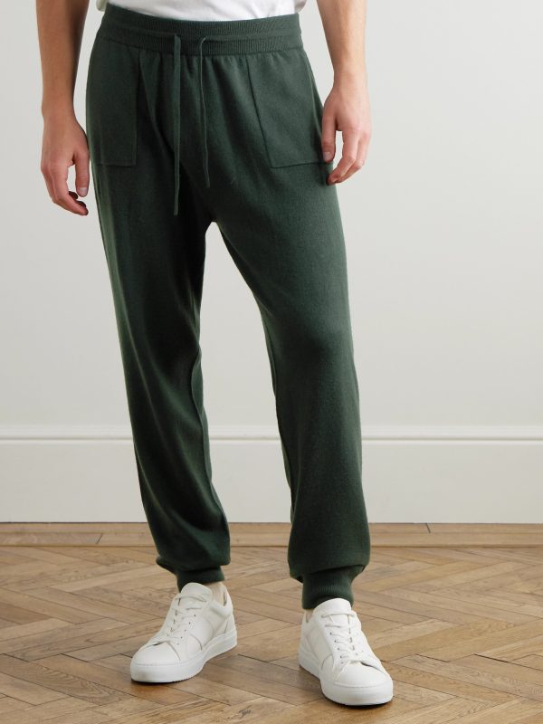Tapered Wool and Cashmere-Blend Sweatpants - FR Tapered Wool and Cashmere-Blend Sweatpants - FR