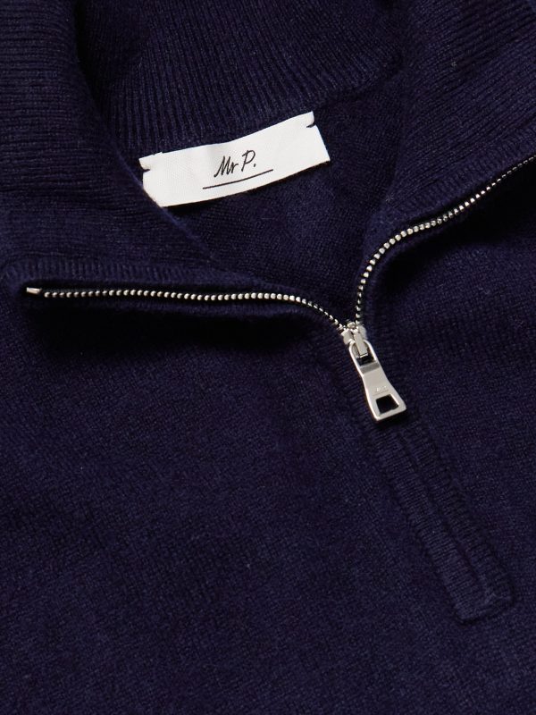 James Cashmere Half-Zip Sweater - CU