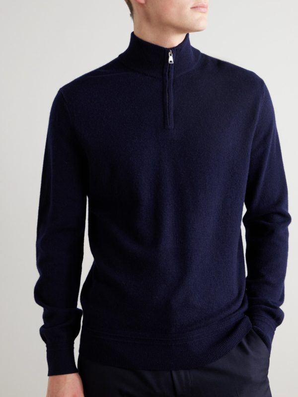 James Cashmere Half-Zip Sweater - FR