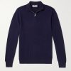 James Cashmere Half-Zip Sweater
