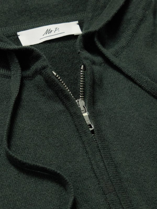 Wool and Cashmere-Blend Zip-Up Hoodie - CU