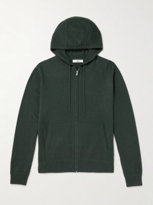Wool and Cashmere-Blend Zip-Up Hoodie