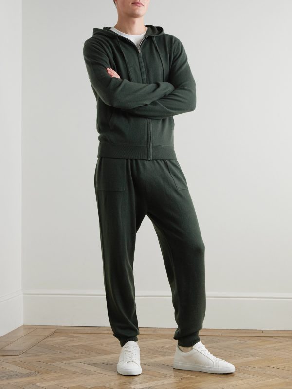 Wool and Cashmere-Blend Zip-Up Hoodie - OU