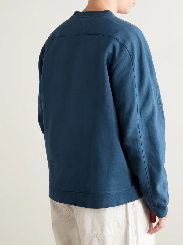 Prism Garment-Dyed Cotton-Jersey Sweatshirt - BK