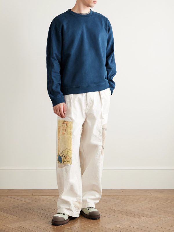 Prism Garment-Dyed Cotton-Jersey Sweatshirt - OU