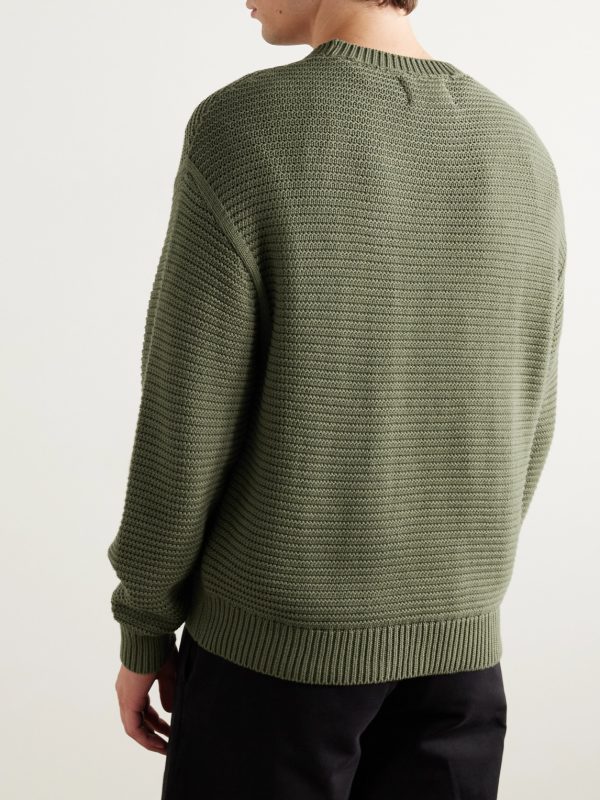 Ribbed Cotton Sweater - BK