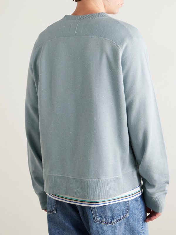 Cotton-Blend Jersey Sweatshirt - BK Cotton-Blend Jersey Sweatshirt - BK