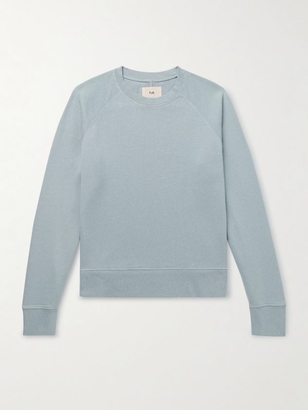 Cotton-Blend Jersey Sweatshirt