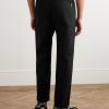 Signal Straight-Leg Pleated Cotton Trousers - BK