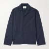 Cotton and Linen-Blend Poplin Blazer