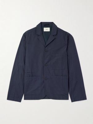 Cotton and Linen-Blend Poplin Blazer Cotton and Linen-Blend Poplin Blazer