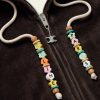 Embellished Logo-Embroidered Cotton-Blend Velour Zip-Up Hoodie - CU Embellished Logo-Embroidered Cotton-Blend Velour Zip-Up Hoodie - CU