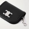 Nano Logo-Embellished Leather and Silver-Tone Keyring Wallet - CU Nano Logo-Embellished Leather and Silver-Tone Keyring Wallet - CU