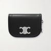 Nano Logo-Embellished Leather and Silver-Tone Keyring Wallet Nano Logo-Embellished Leather and Silver-Tone Keyring Wallet