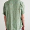 Convertible-Collar Paisley-Print Voile Shirt - BK Convertible-Collar Paisley-Print Voile Shirt - BK