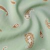 Convertible-Collar Paisley-Print Voile Shirt - CU Convertible-Collar Paisley-Print Voile Shirt - CU