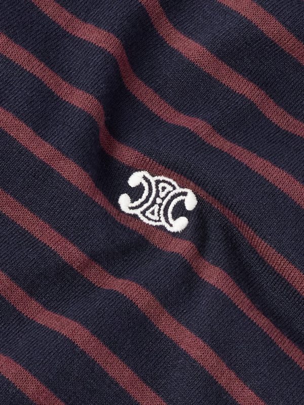Slim-Fit Logo-Embroidered Striped Cotton Polo Shirt - CU Slim-Fit Logo-Embroidered Striped Cotton Polo Shirt - CU