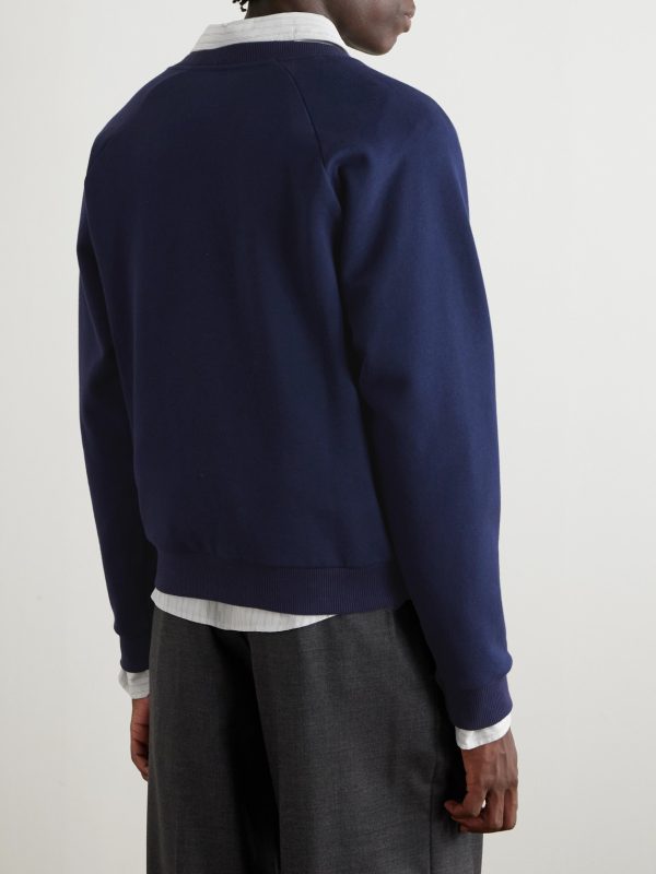 Logo-Appliquéd Cotton-Jersey Sweatshirt - BK