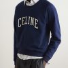 Logo-Appliquéd Cotton-Jersey Sweatshirt - FR