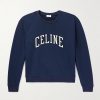 Logo-Appliquéd Cotton-Jersey Sweatshirt
