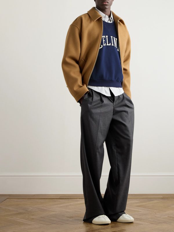 Logo-Appliquéd Cotton-Jersey Sweatshirt - OU