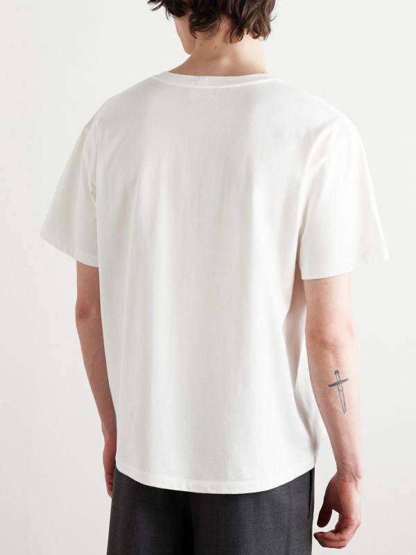 Logo-Print Cotton-Jersey T-Shirt - BK Logo-Print Cotton-Jersey T-Shirt - BK