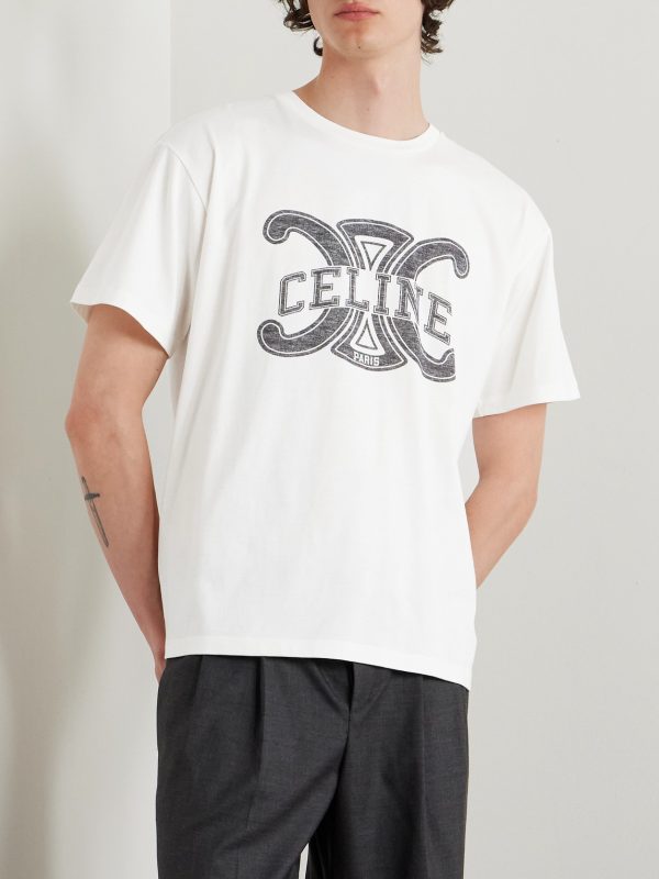 Logo-Print Cotton-Jersey T-Shirt - FR Logo-Print Cotton-Jersey T-Shirt - FR