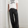 Logo-Print Cotton-Jersey T-Shirt - OU Logo-Print Cotton-Jersey T-Shirt - OU
