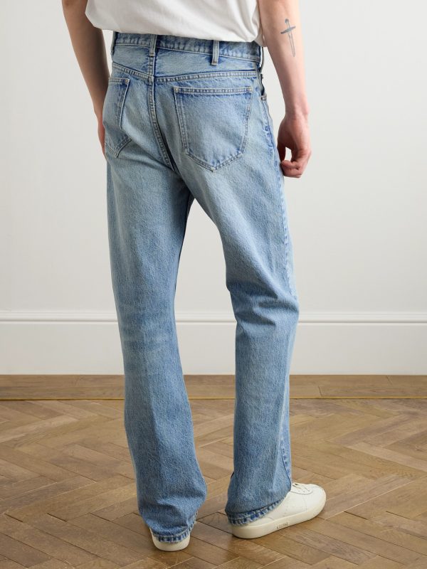 Kurt Straight-Leg Distressed Jeans - BK
