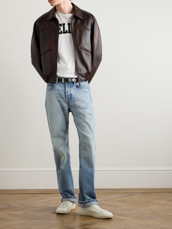 Kurt Straight-Leg Distressed Jeans - OU