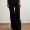 Straight-Leg Pleated Cotton-Twill Trousers - FR Straight-Leg Pleated Cotton-Twill Trousers - FR