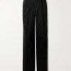 Straight-Leg Pleated Cotton-Twill Trousers Straight-Leg Pleated Cotton-Twill Trousers