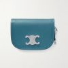 Nano Logo-Embellished Leather and Silver-Tone Keyring Wallet Nano Logo-Embellished Leather and Silver-Tone Keyring Wallet