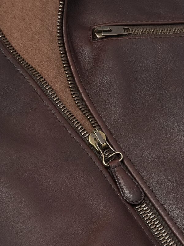 Leather Bomber Jacket - CU Leather Bomber Jacket - CU
