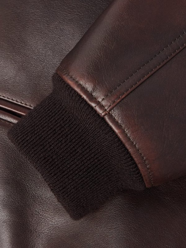 Leather Bomber Jacket - E1 Leather Bomber Jacket - E1