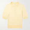 Logo-Embroidered Striped Cotton Polo Shirt Logo-Embroidered Striped Cotton Polo Shirt
