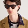 Square-Frame Acetate Sunglasses - OU Square-Frame Acetate Sunglasses - OU