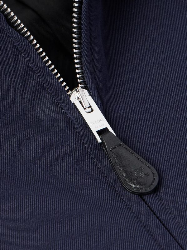 Logo-Embroidered Wool and Cotton-Blend Gabardine Blouson Jacket - CU