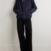 Logo-Embroidered Wool and Cotton-Blend Gabardine Blouson Jacket - OU
