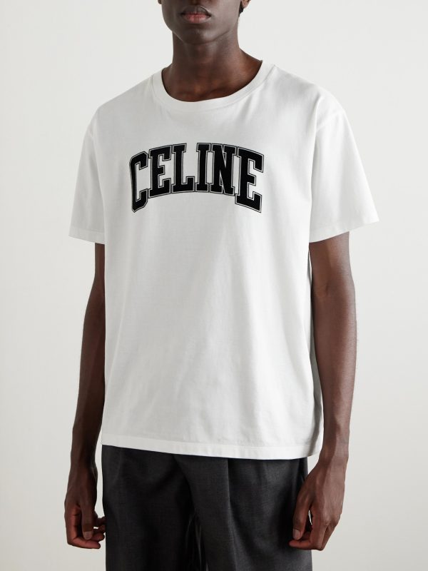 Logo-Flocked Cotton-Jersey T-Shirt - FR Logo-Flocked Cotton-Jersey T-Shirt - FR