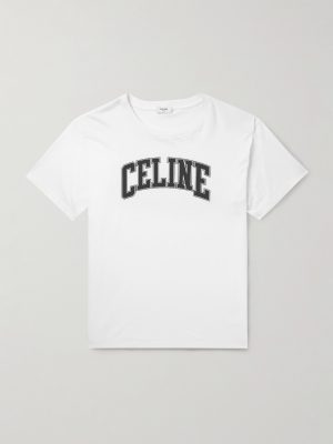 Logo-Flocked Cotton-Jersey T-Shirt Logo-Flocked Cotton-Jersey T-Shirt