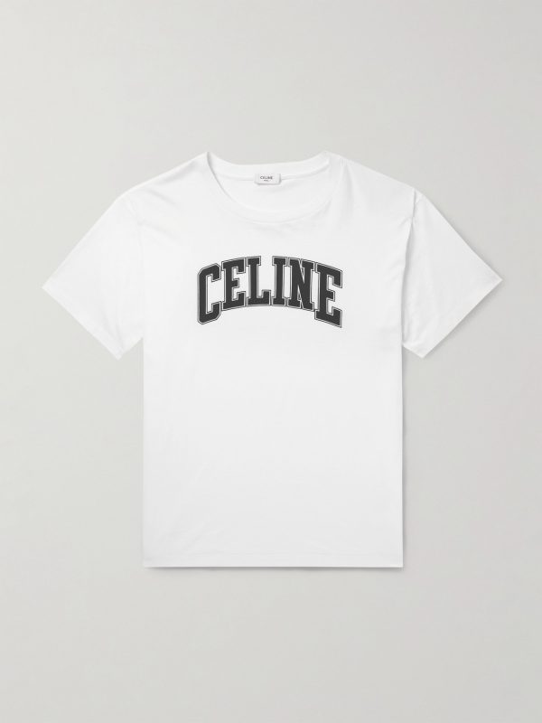 Logo-Flocked Cotton-Jersey T-Shirt Logo-Flocked Cotton-Jersey T-Shirt