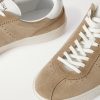 Logo-Embossed Leather-Trimmed Suede Sneakers - CU Logo-Embossed Leather-Trimmed Suede Sneakers - CU