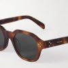 Square-Frame Tortoiseshell Acetate Sunglasses - CU Square-Frame Tortoiseshell Acetate Sunglasses - CU
