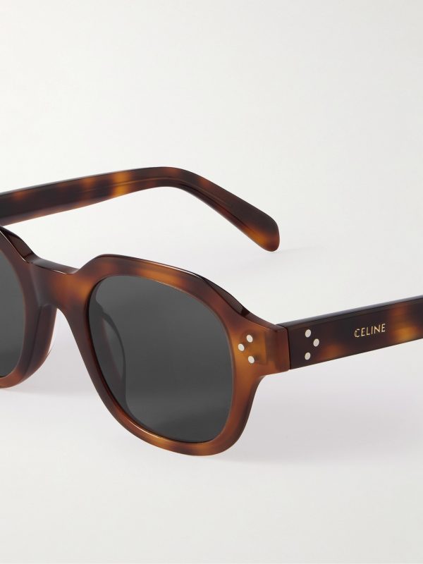 Square-Frame Tortoiseshell Acetate Sunglasses - CU Square-Frame Tortoiseshell Acetate Sunglasses - CU