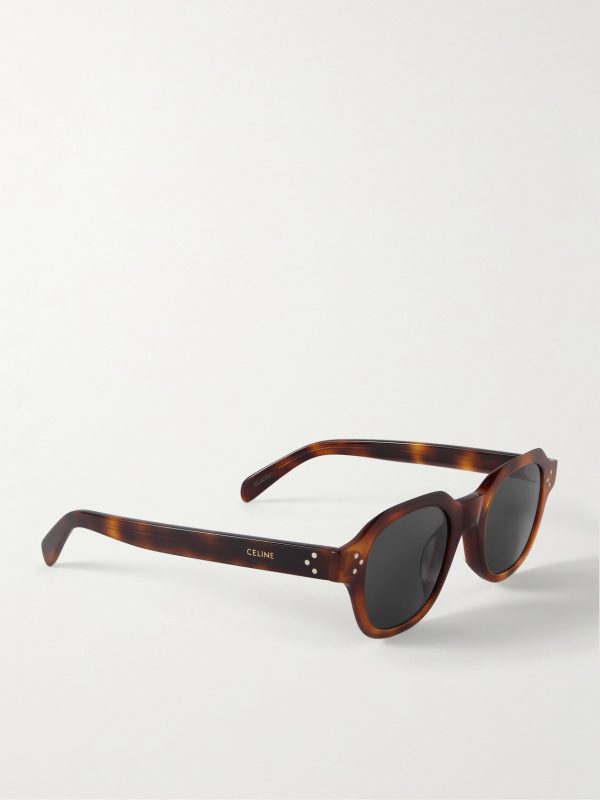 Square-Frame Tortoiseshell Acetate Sunglasses - FR Square-Frame Tortoiseshell Acetate Sunglasses - FR